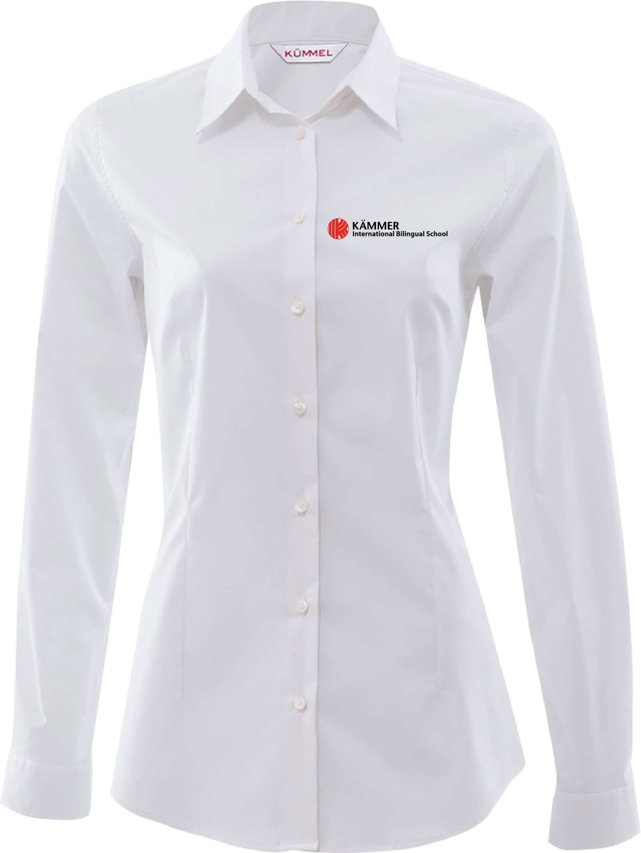 Stretchbluse, Kinder, langarm, classic fit