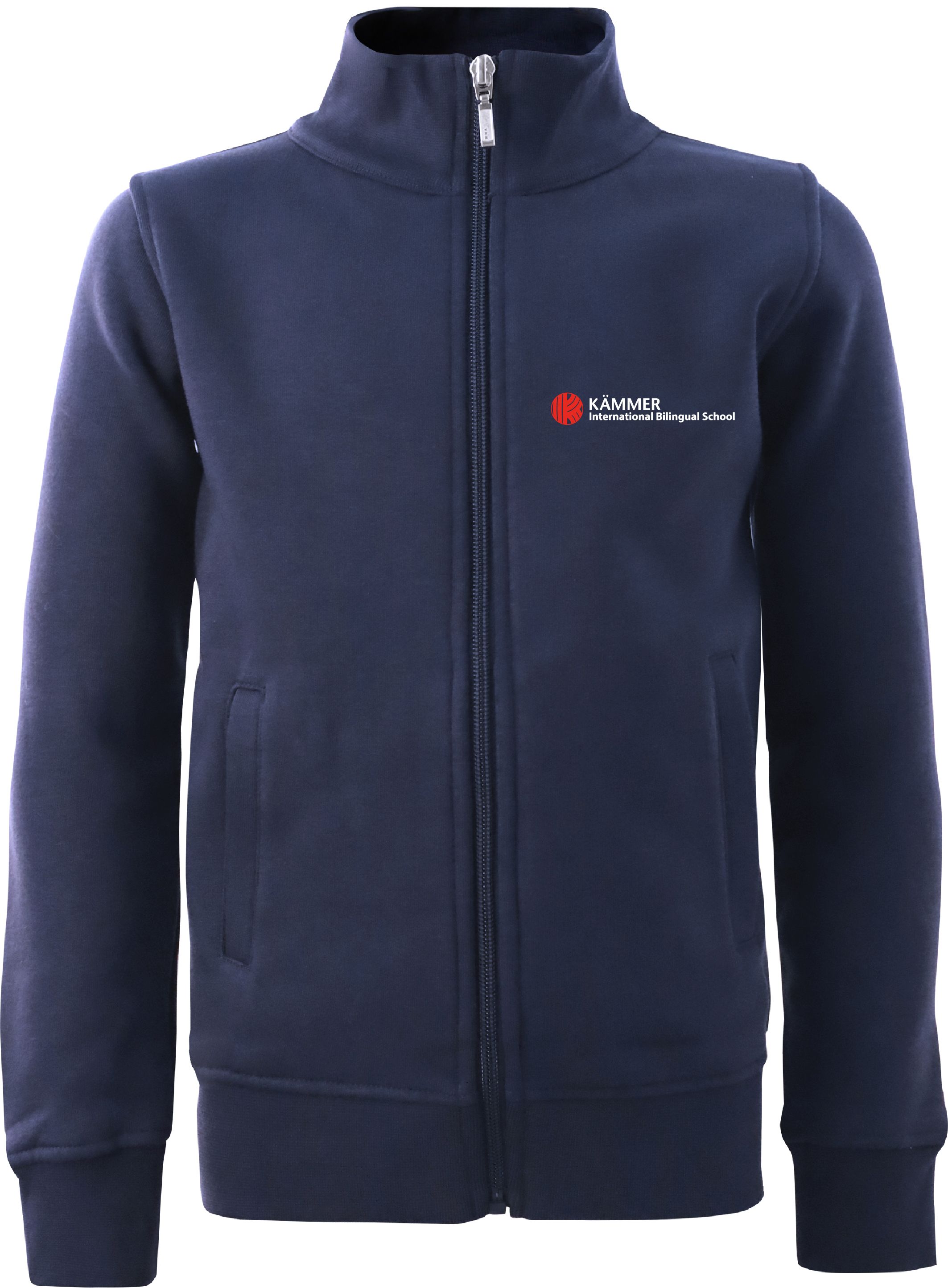 Sweatjacke, ohne Kapuze, Unisex