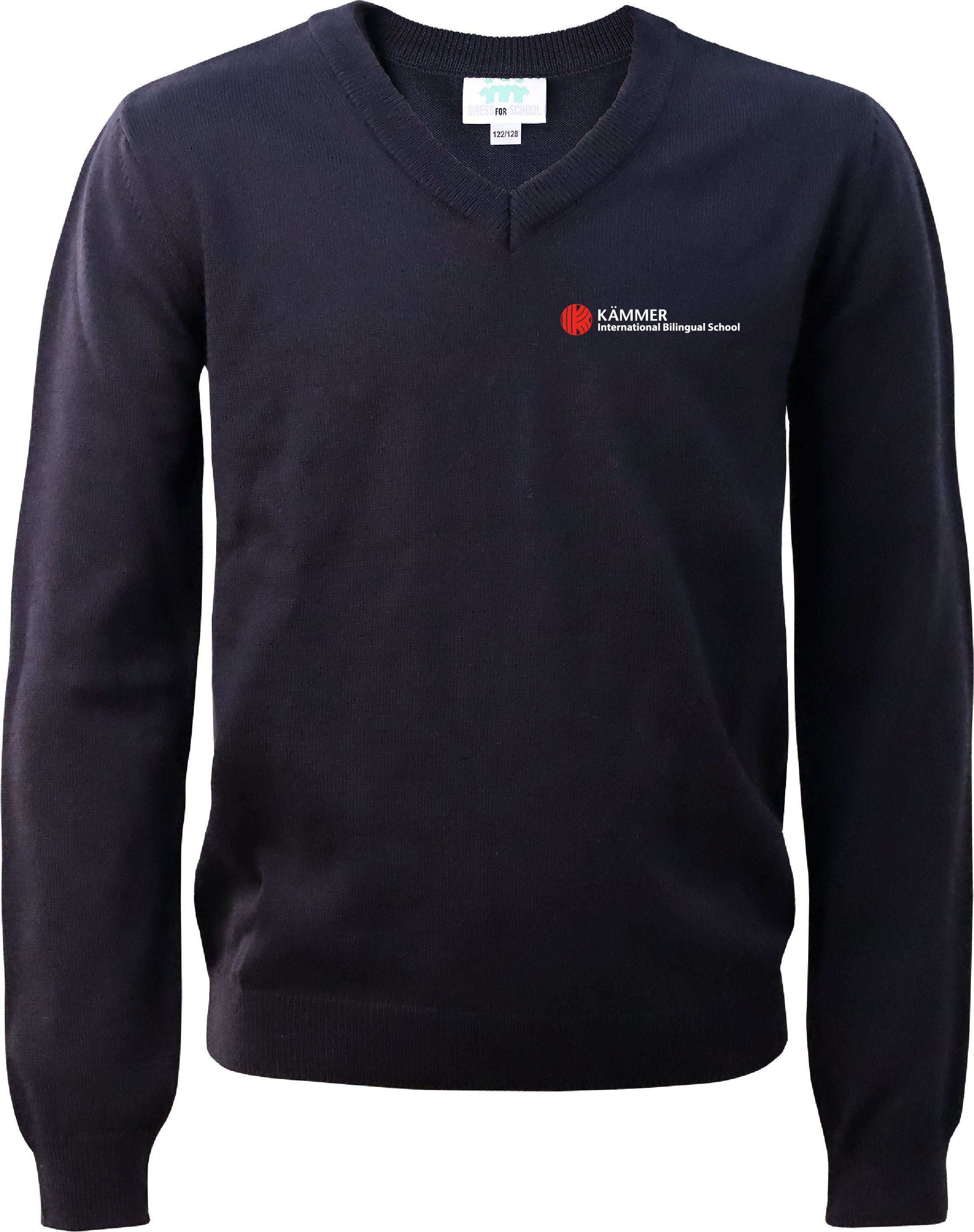 Strickpullover, V-Ausschnitt, Unisex