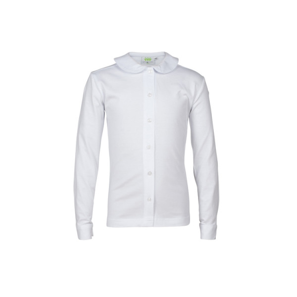 Jerseybluse, langarm, Mädchen